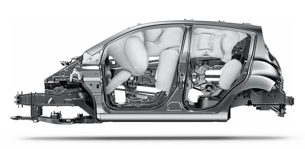 Средства защиты пассажиров в Chevrolet Spark EV