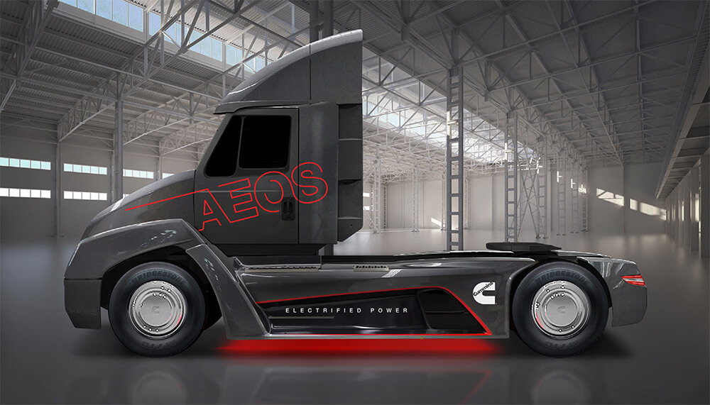 Электрический грузовик AEOS