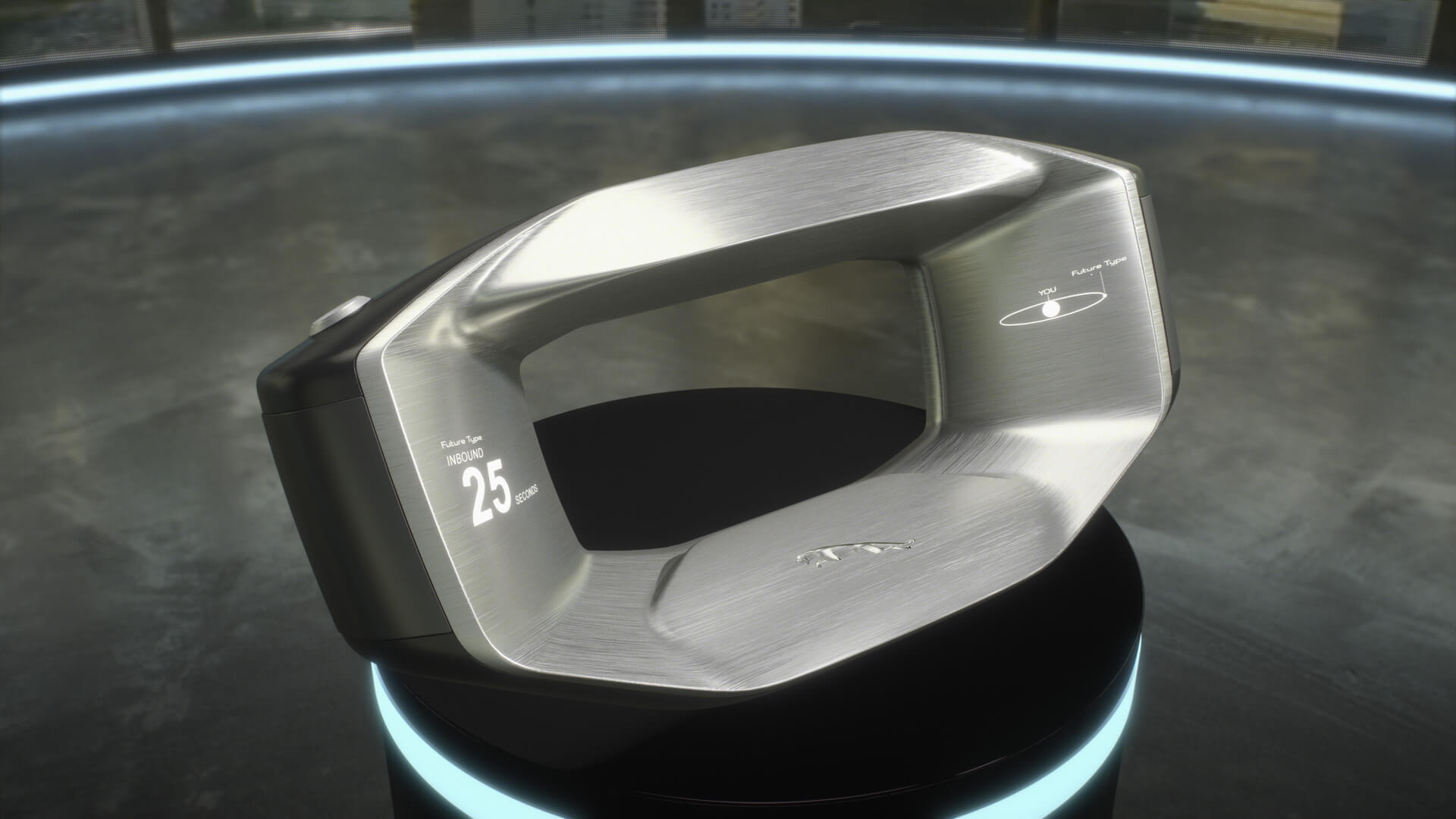 Sayer: рулевое колесо будущего в Jaguar Future-Type Concept