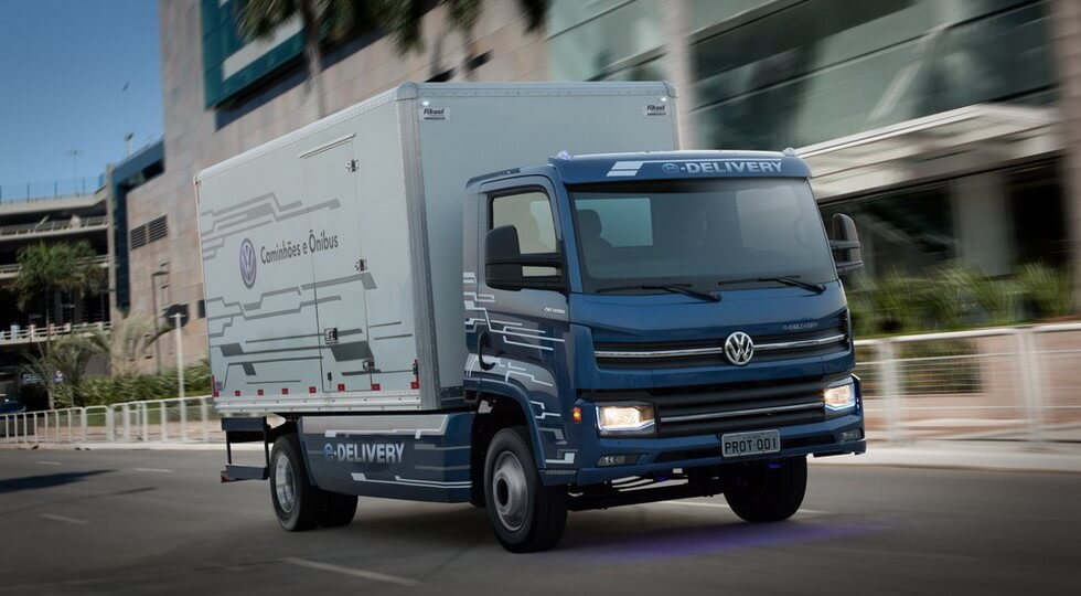 Электрический грузовик Volkswagen e-Delivery