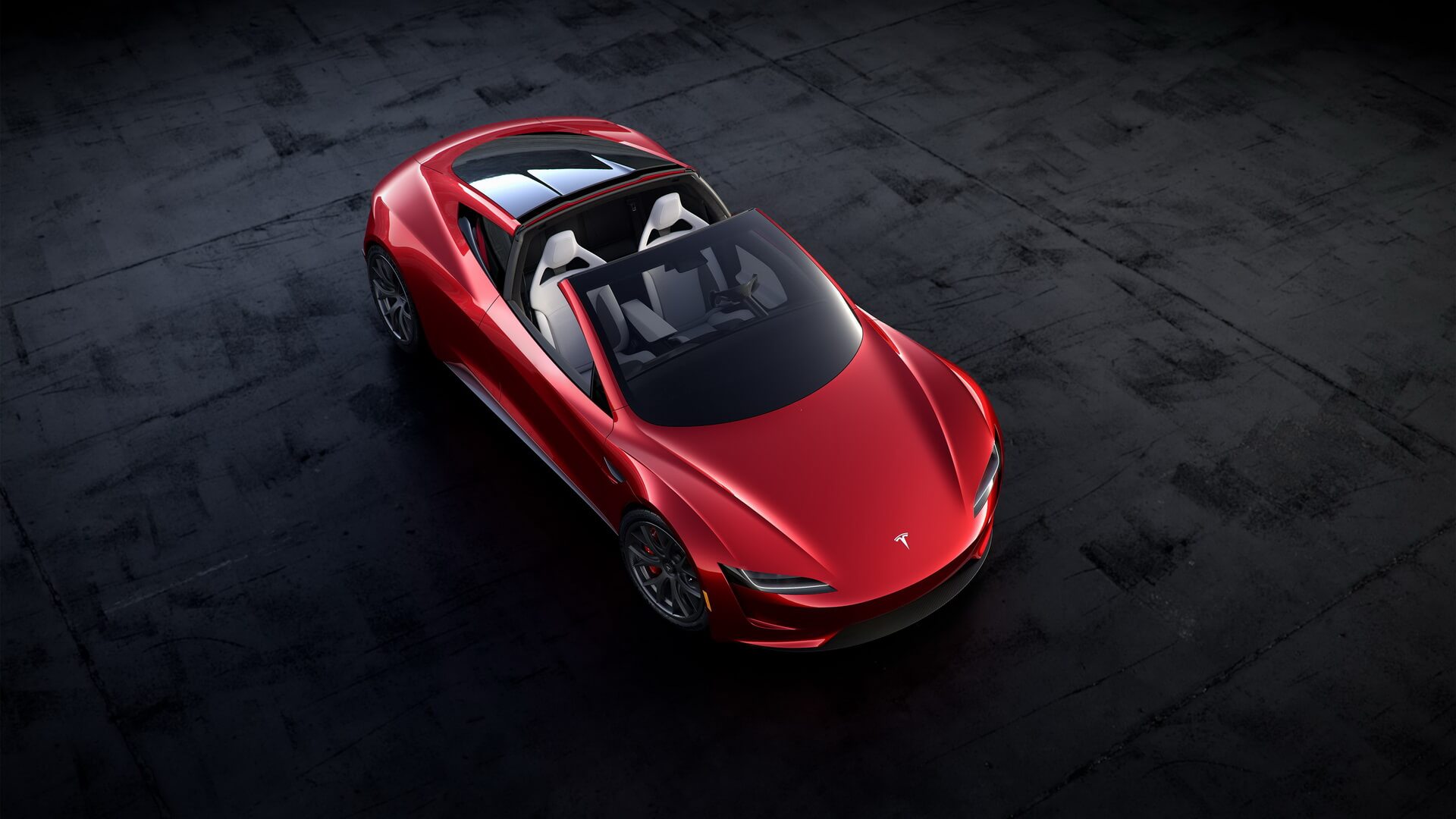 Спорткар Tesla Roadster со съемной панорамной крышей