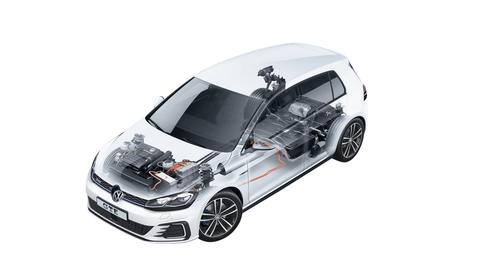 Силовая установка и АКБ Volkswagen Golf GTE