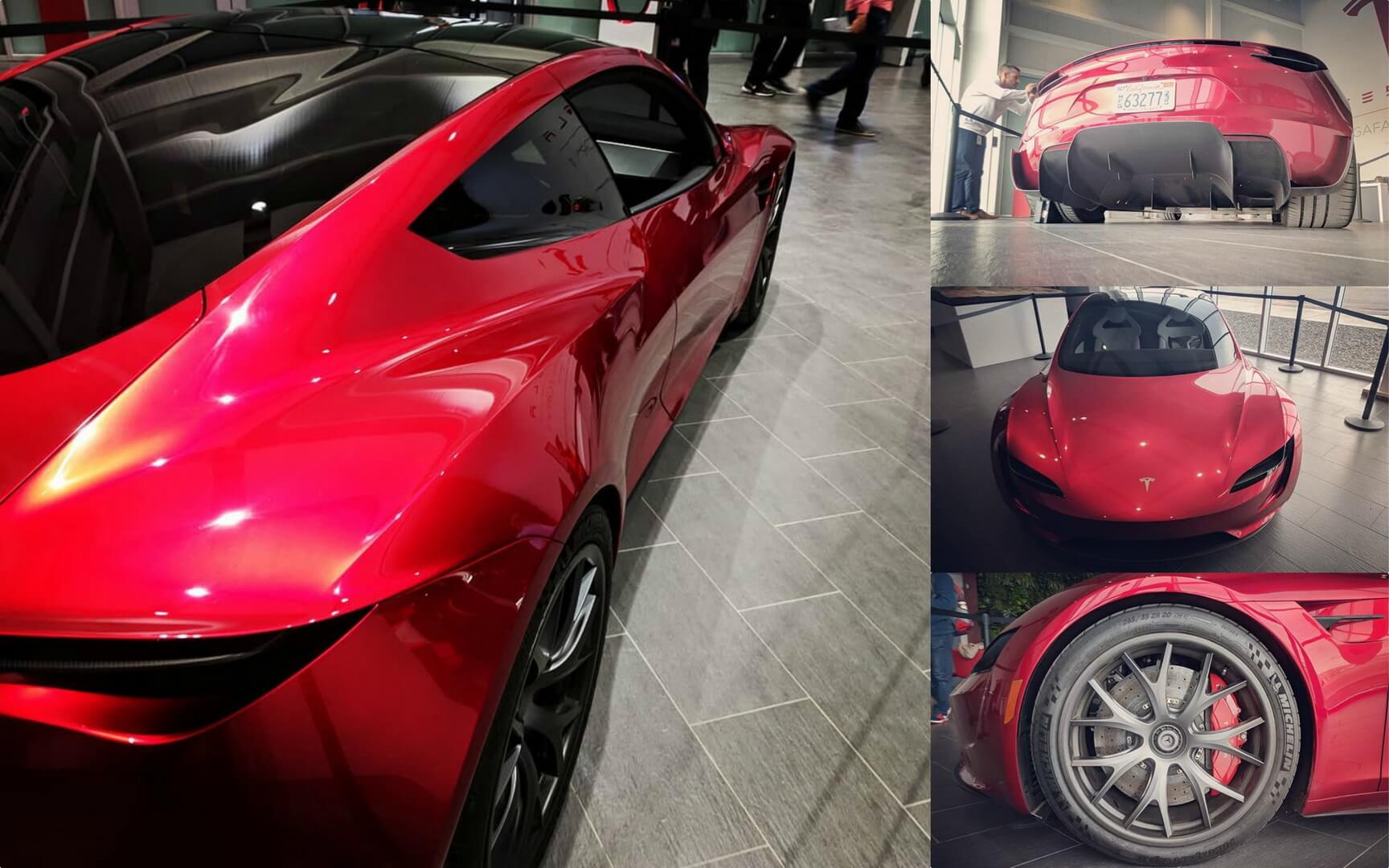 Прототип Tesla Roadster второго поколения на заводе Gigafactory 1