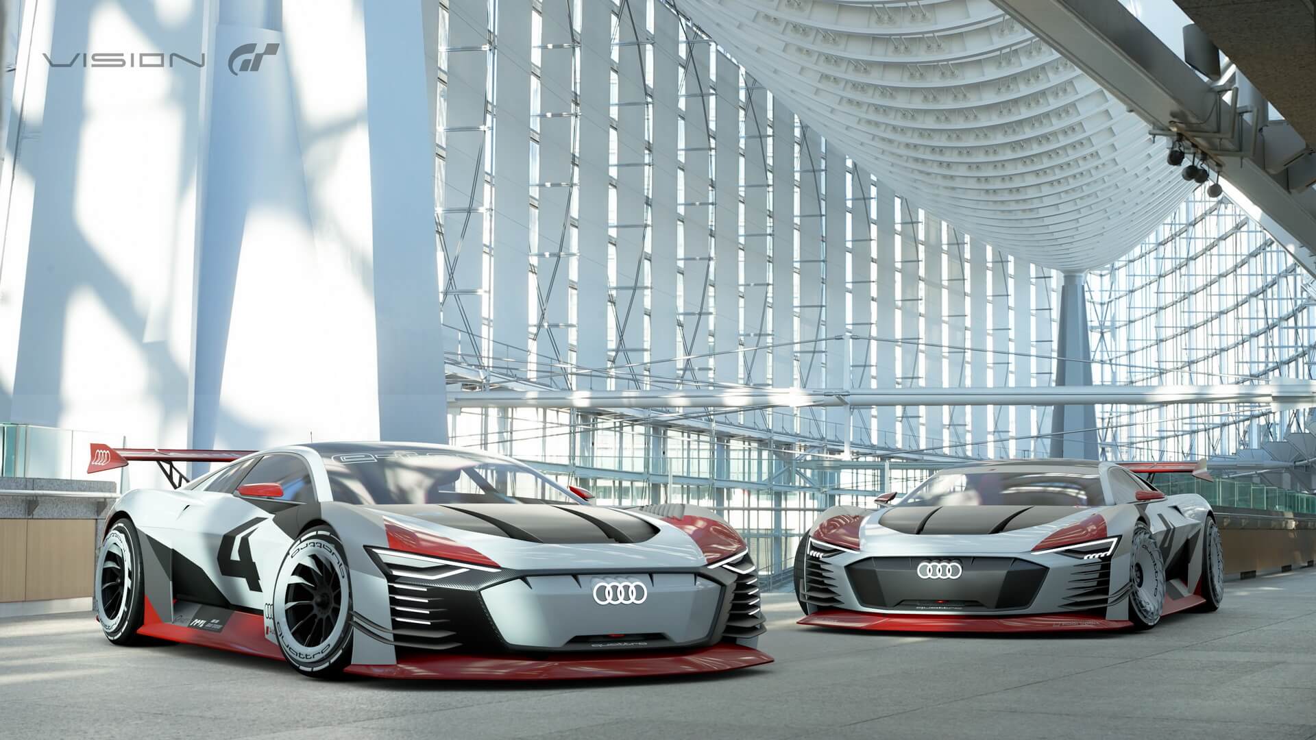 Виртуальные спорткары Audi e-tron Vision Gran Turismo