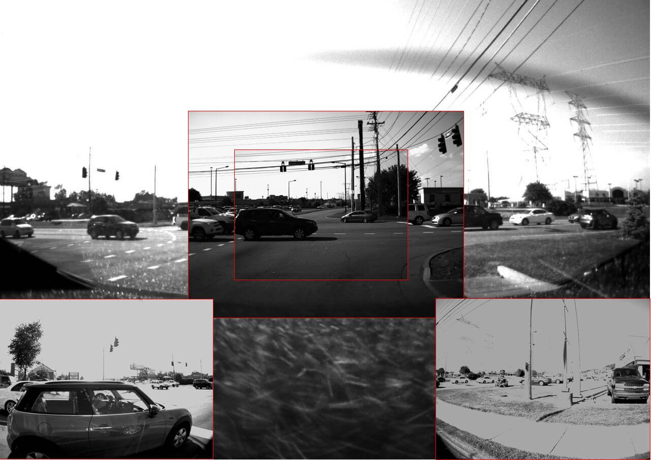 Пример сбора данных с видеокамер Tesla Model 3