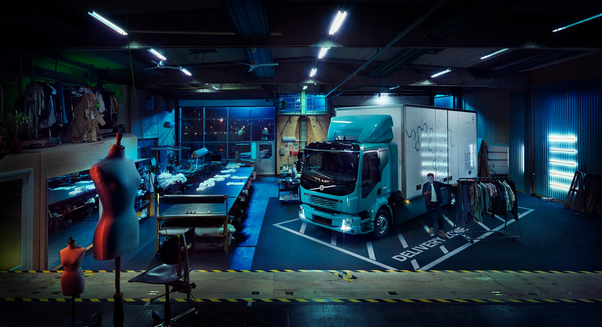 Электрический грузовик Volvo FL Electric