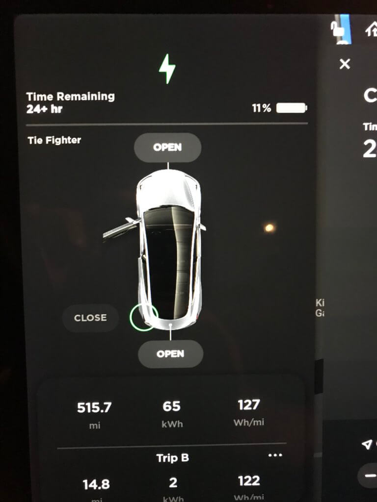 830 километров (515,7 миль) прошла Tesla Model 3 на одном заряде