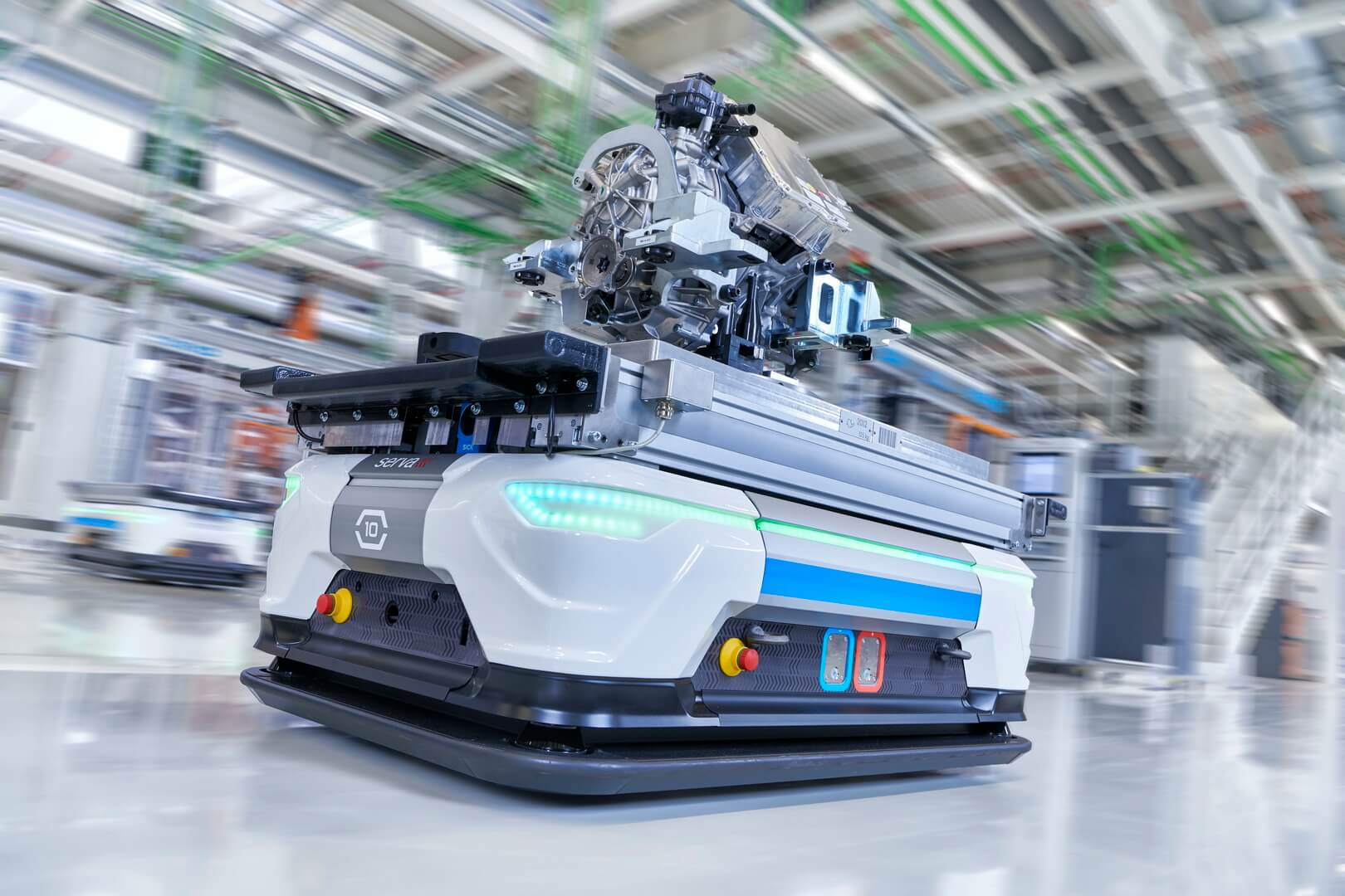 Транспортировка электродвигателя Audi e-tron quattro