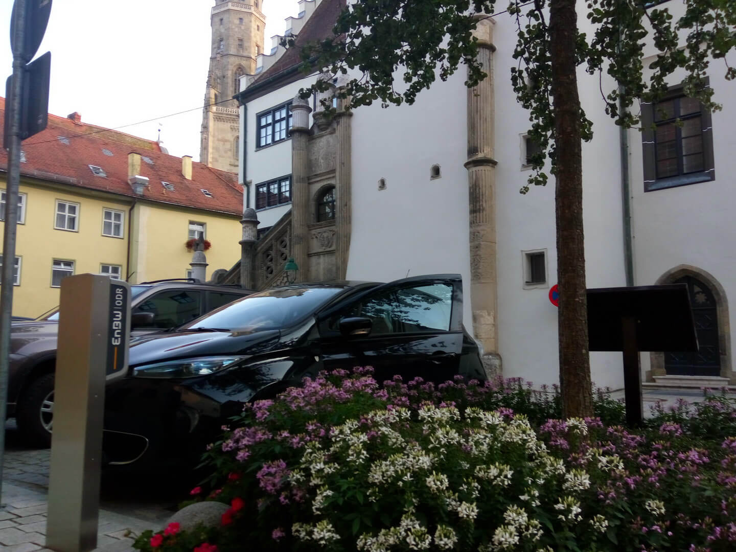 Нёрдлинген, Германия (Nördlingen), бесплатная зарядка от EnBW для муниципалитета города