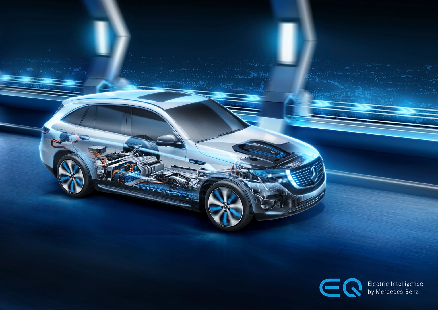 Силовая установка Mercedes-Benz EQC