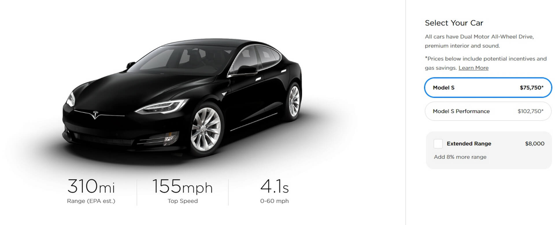 Tesla Model S «Standard Range»