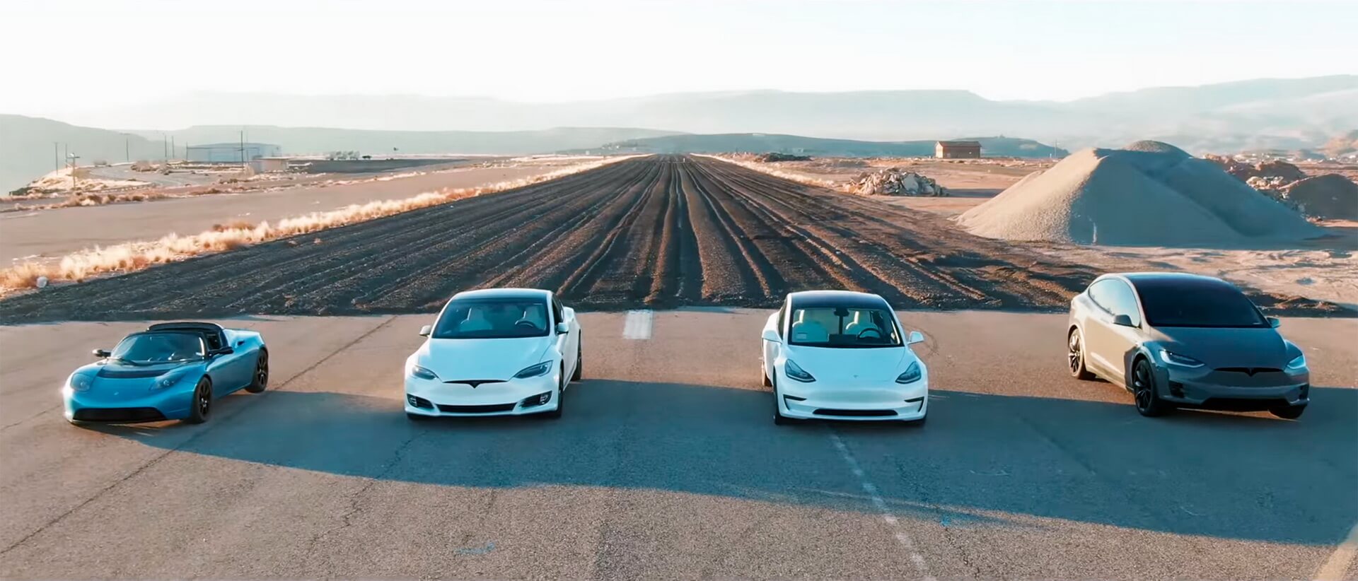 Tesla Roadster, Model S P100D, Model 3 Performance и Model X P100D