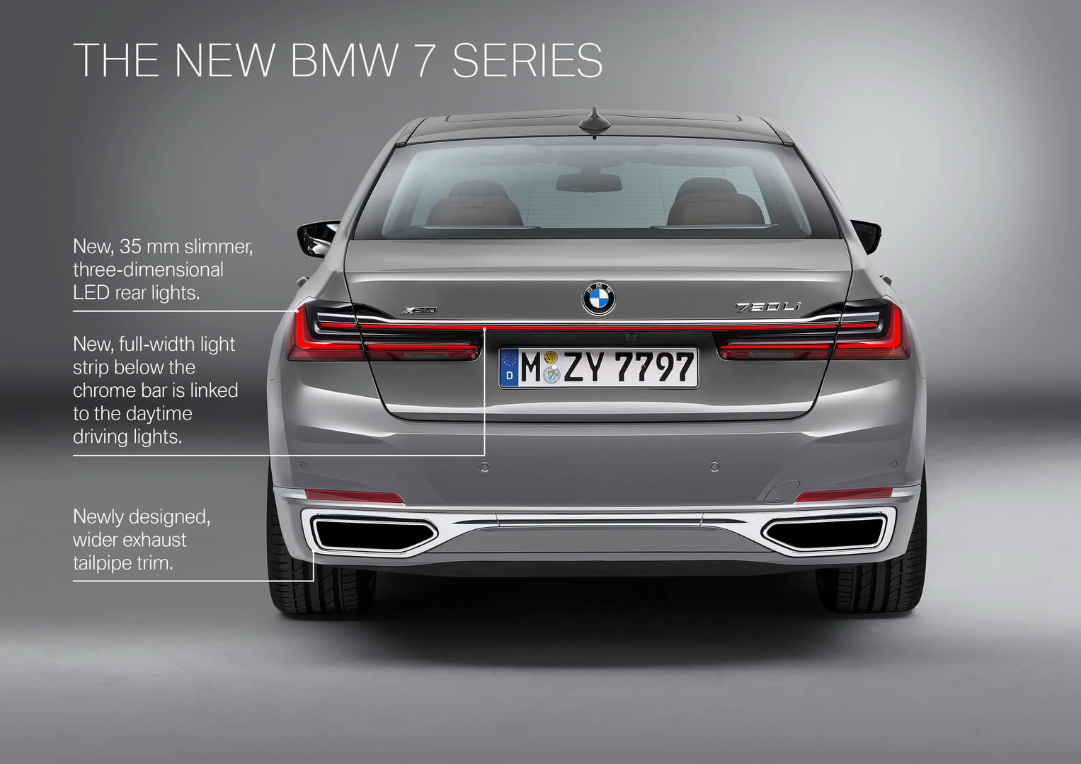 Изменения кормы в BMW 7 Series 2019