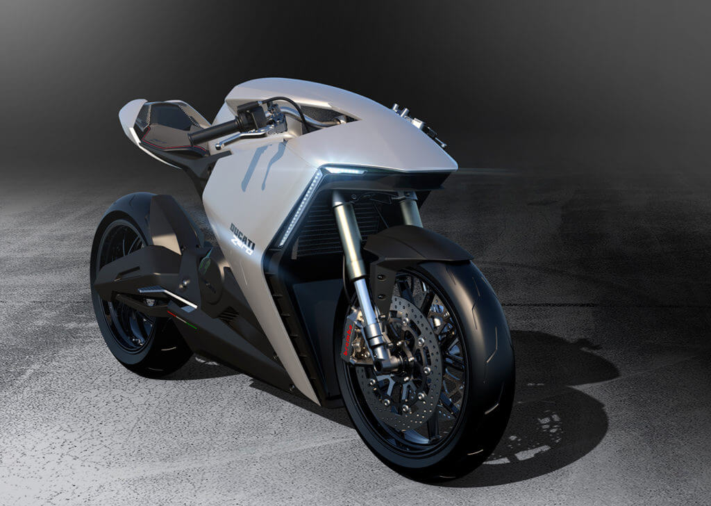 Концепт электрического мотоцикла Ducati Zero