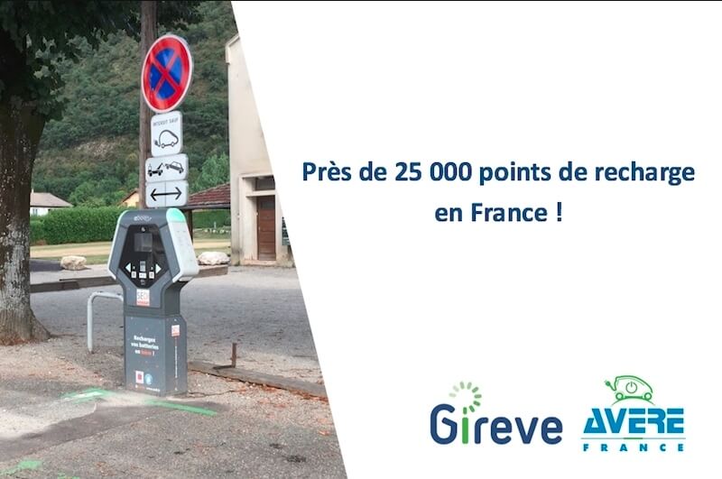 Франция насчитывает 25 000 зарядных станций для электромобилей