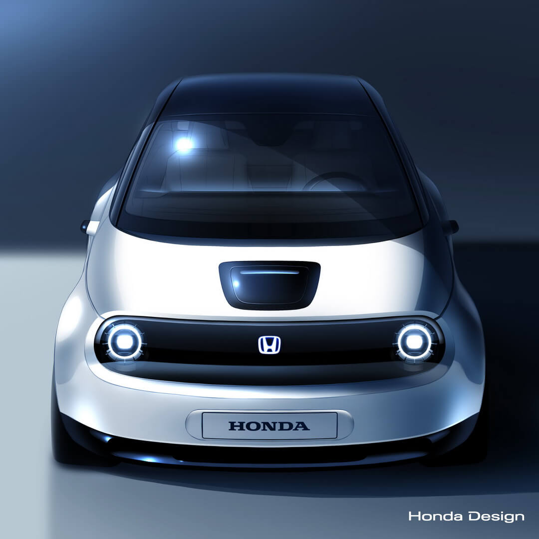 Honda рассекретила дизайн электромобиля Honda Urban EV в преддверии дебюта в Женеве