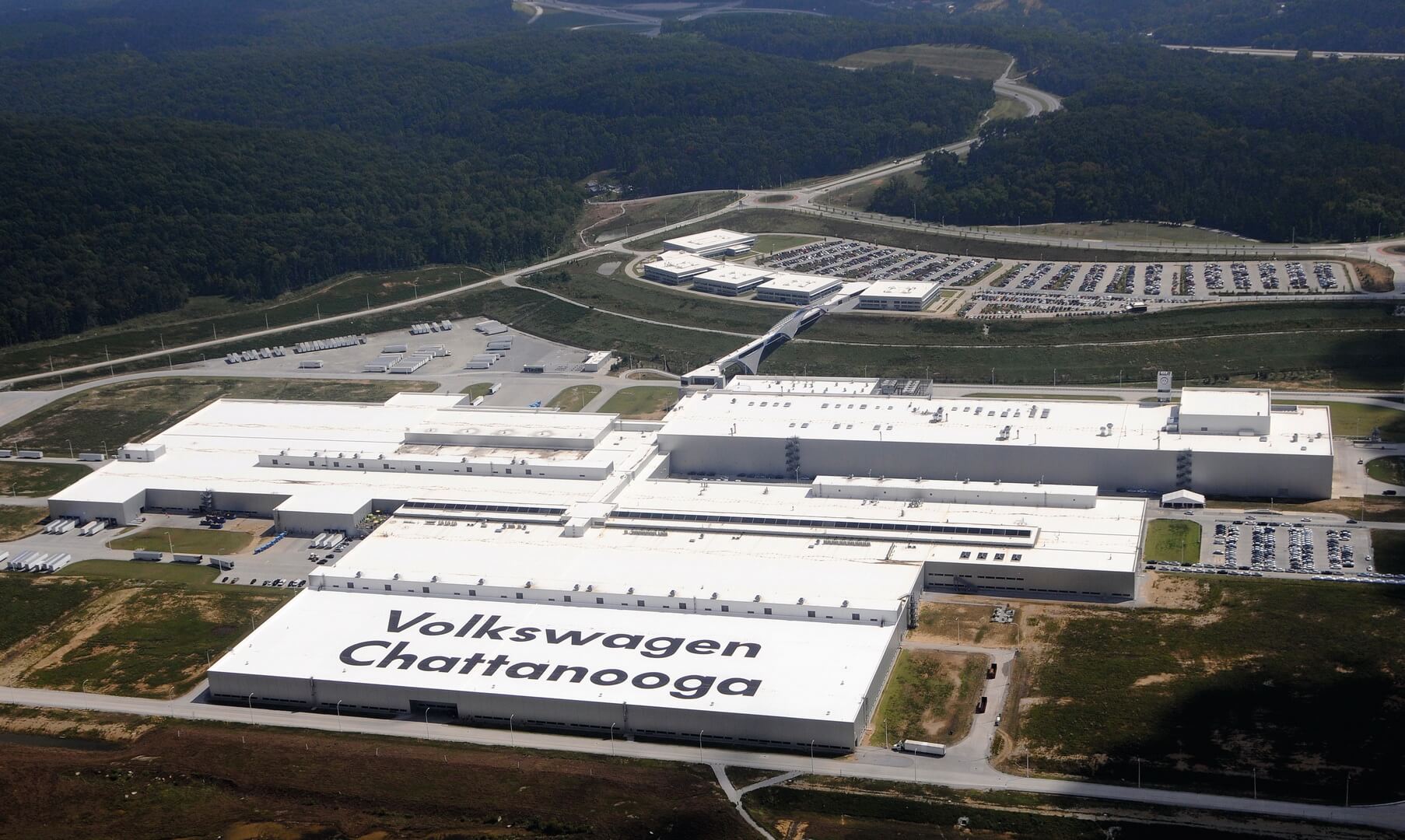 Завод Volkswagen в Чаттануге, штат Теннесси, США