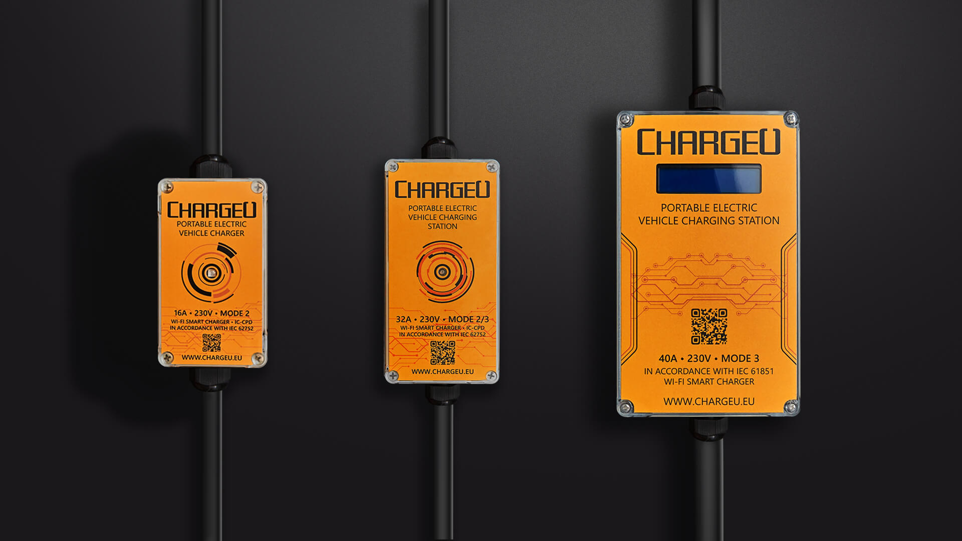 Портативные зарядные станции для электромобилей и плагин-гибридов ChargeU