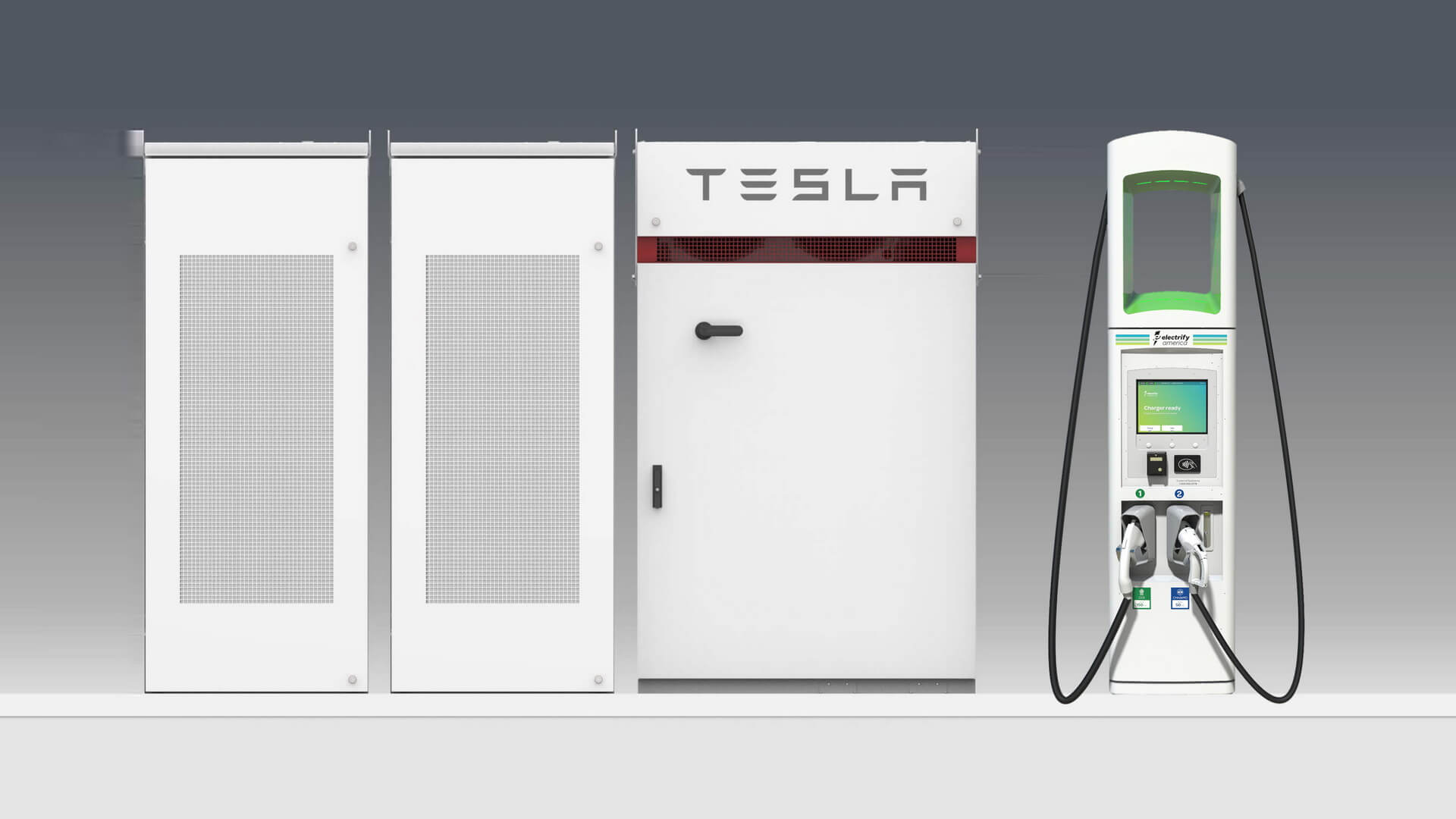 Electrify America установит системы Tesla Powerpack на 100 зарядных станциях