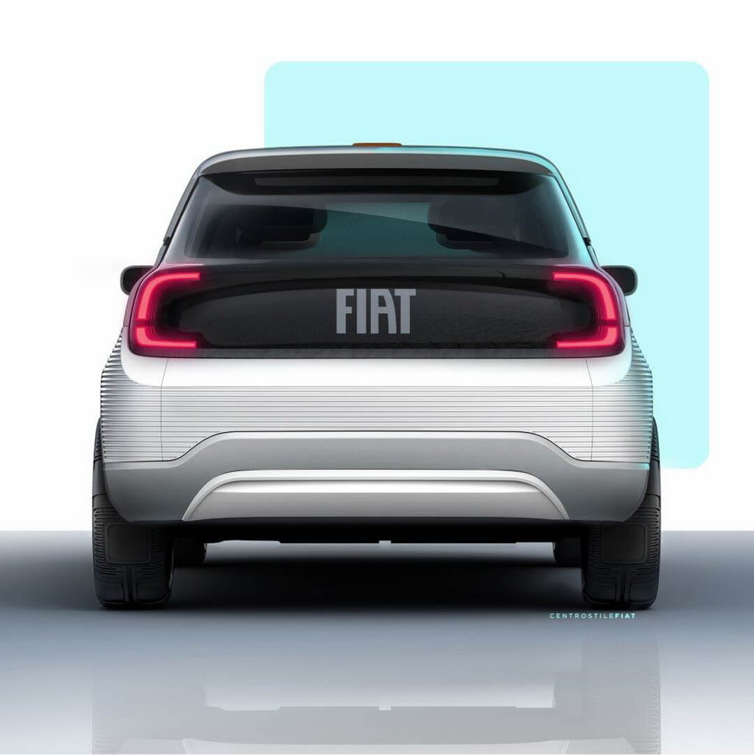 Fiat Concept Centoventi - вид сзади
