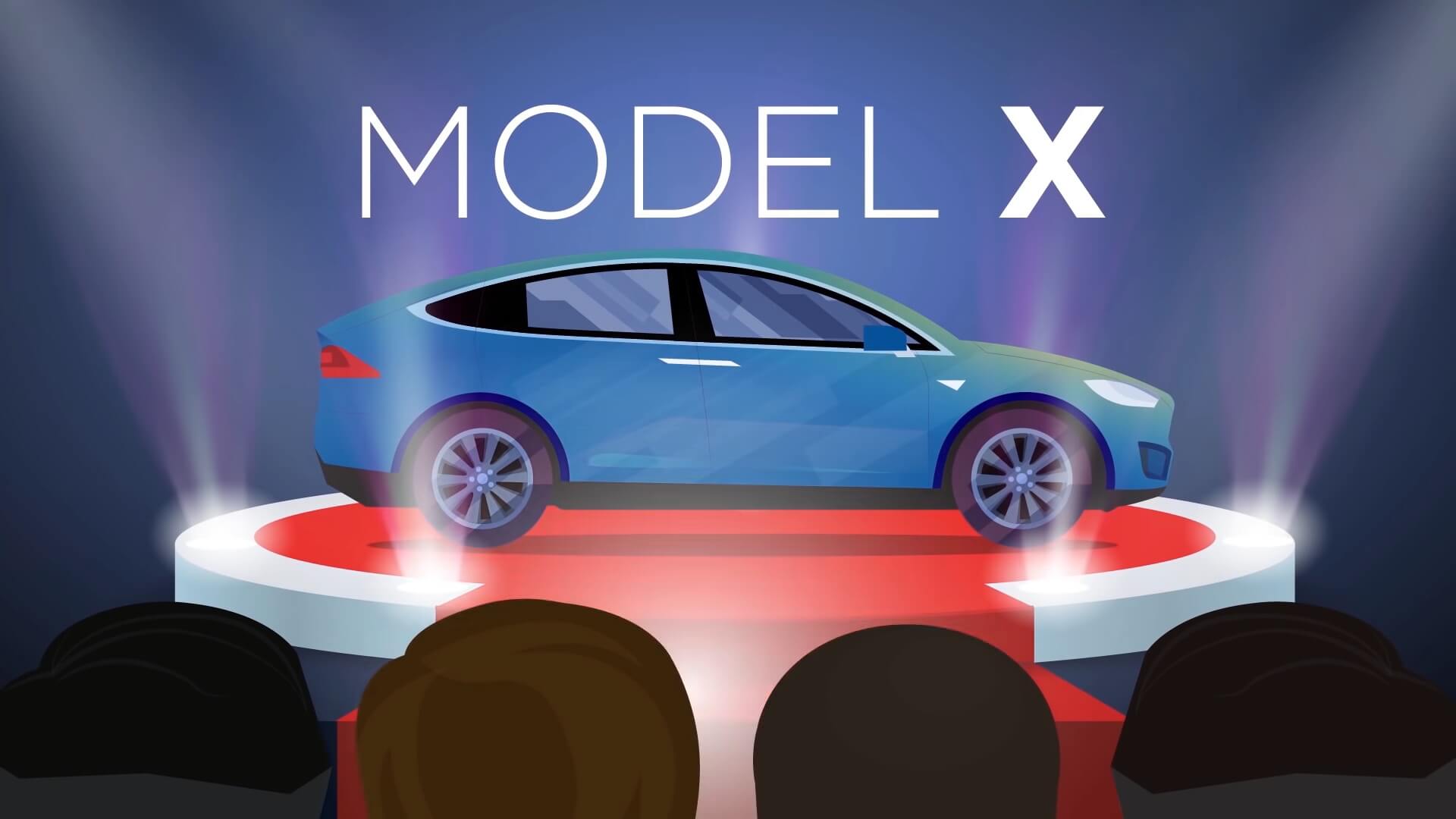 Электромобиль Tesla Model X