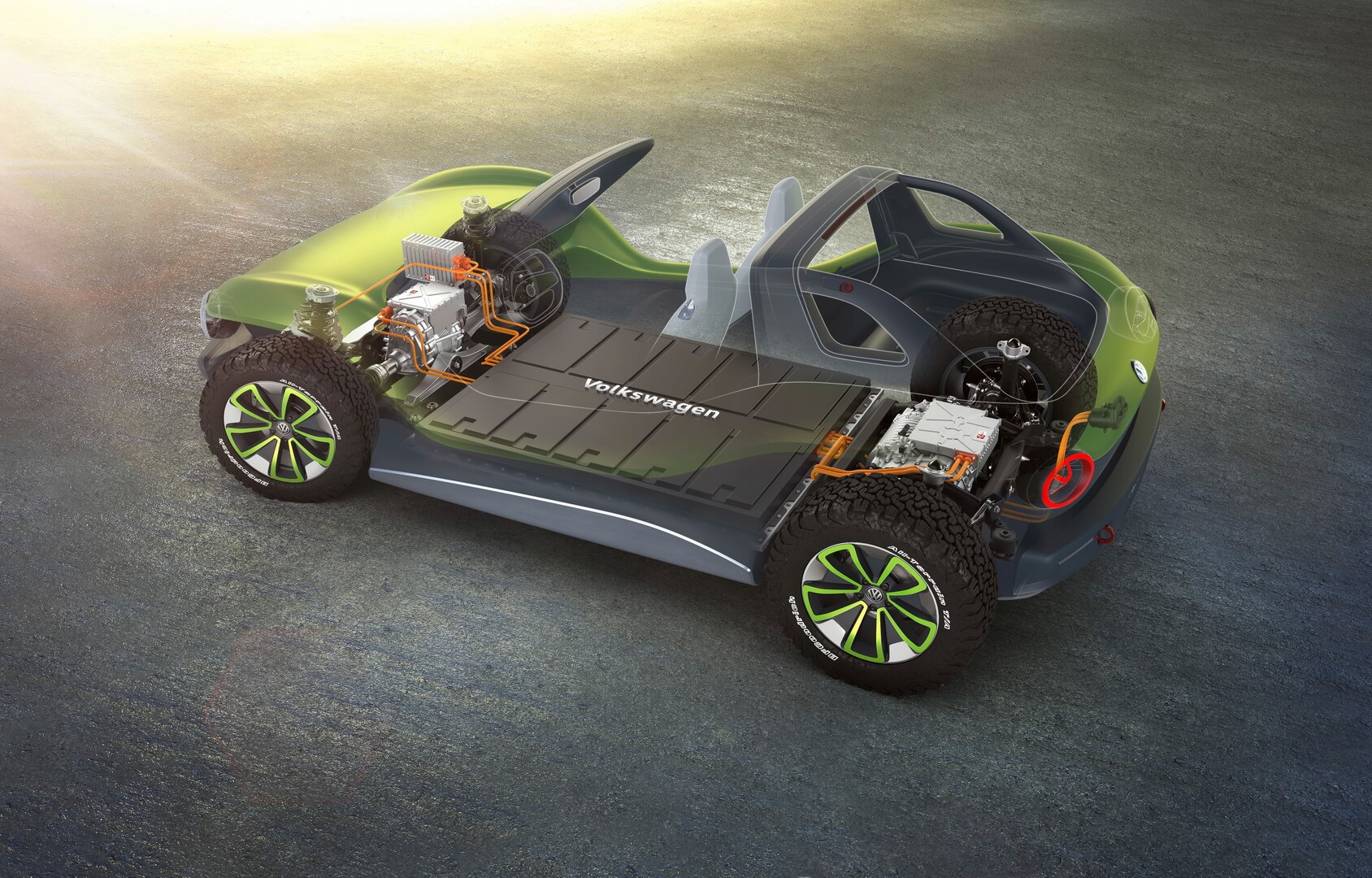 Полностью электрическая версия нового багги от Volkswagen на платформе MEB