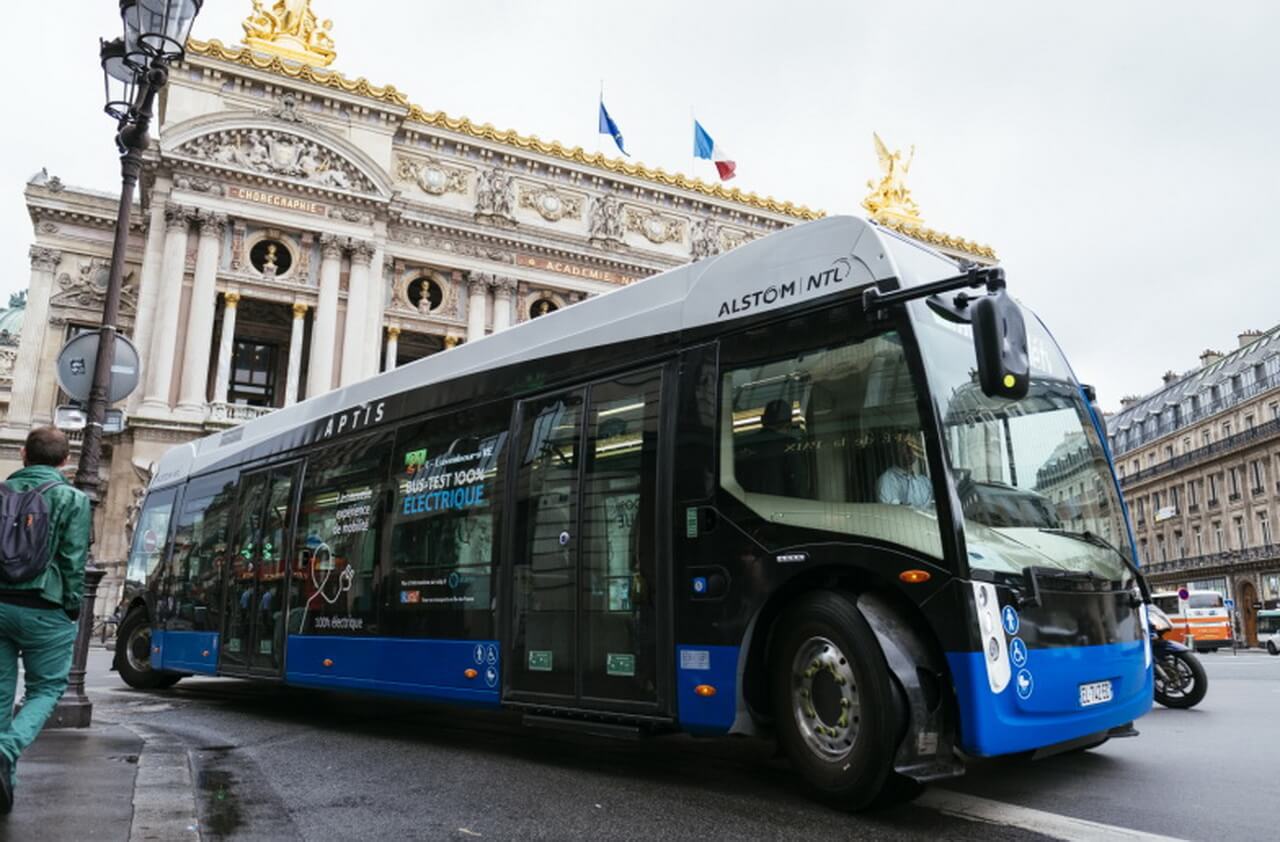 У электроавтобуса Alstom Aptis аккумуляторы и системы электропитания будут размещены на крыше как у трамваев