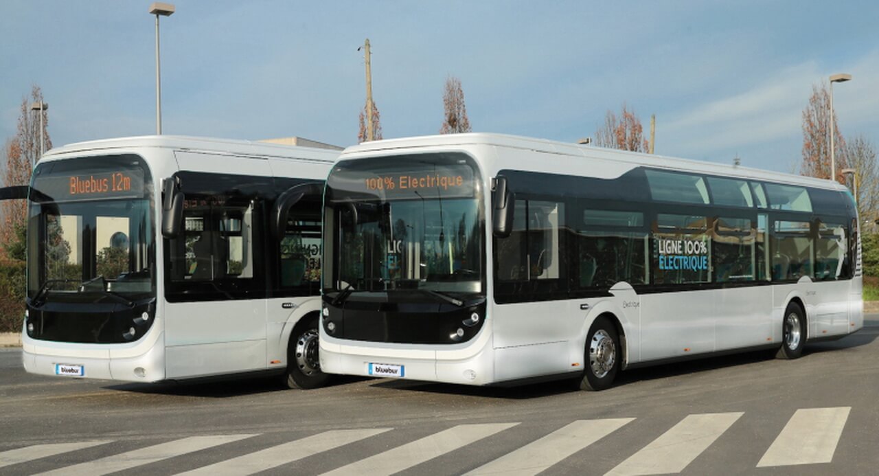 12-метровый электрический автобус Bolloré Bluebus