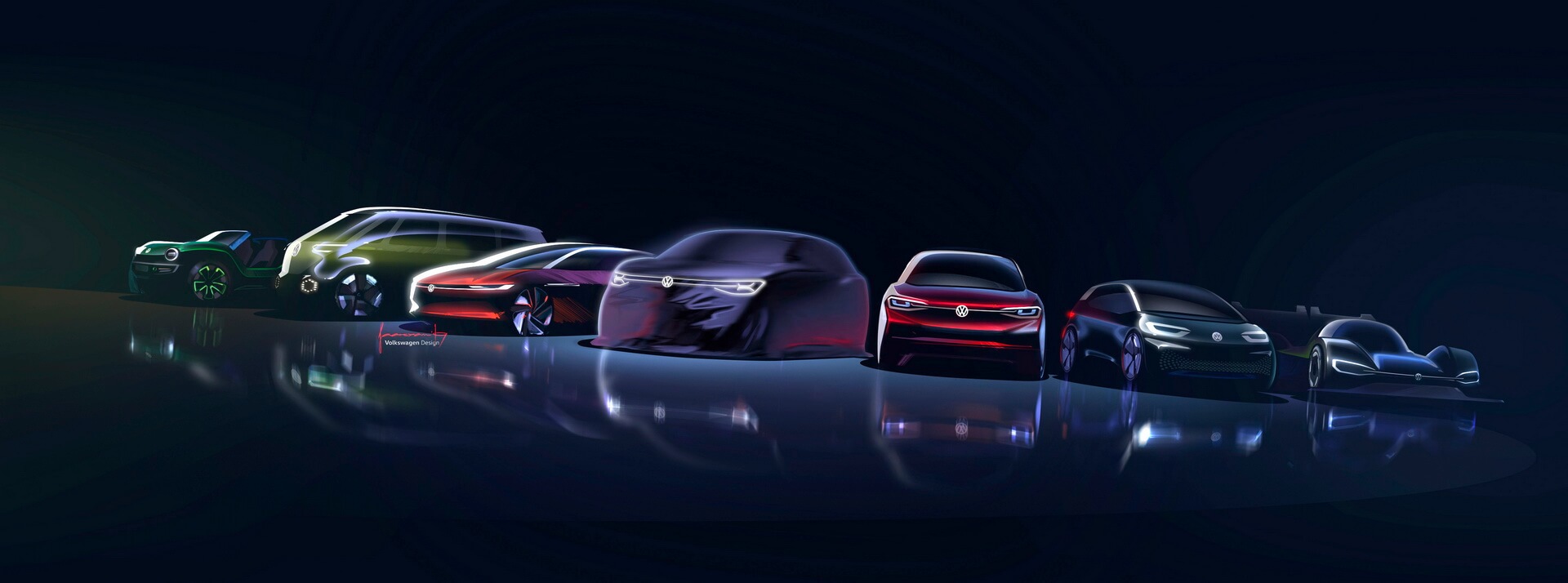 Новое семейство электромобилей Volkswagen