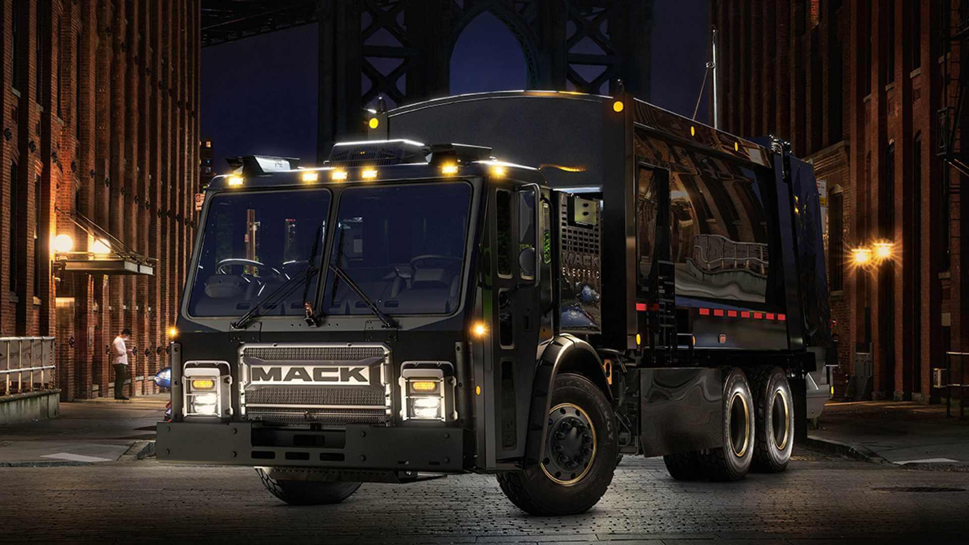 Mack Trucks представили электрический мусоровоз LR