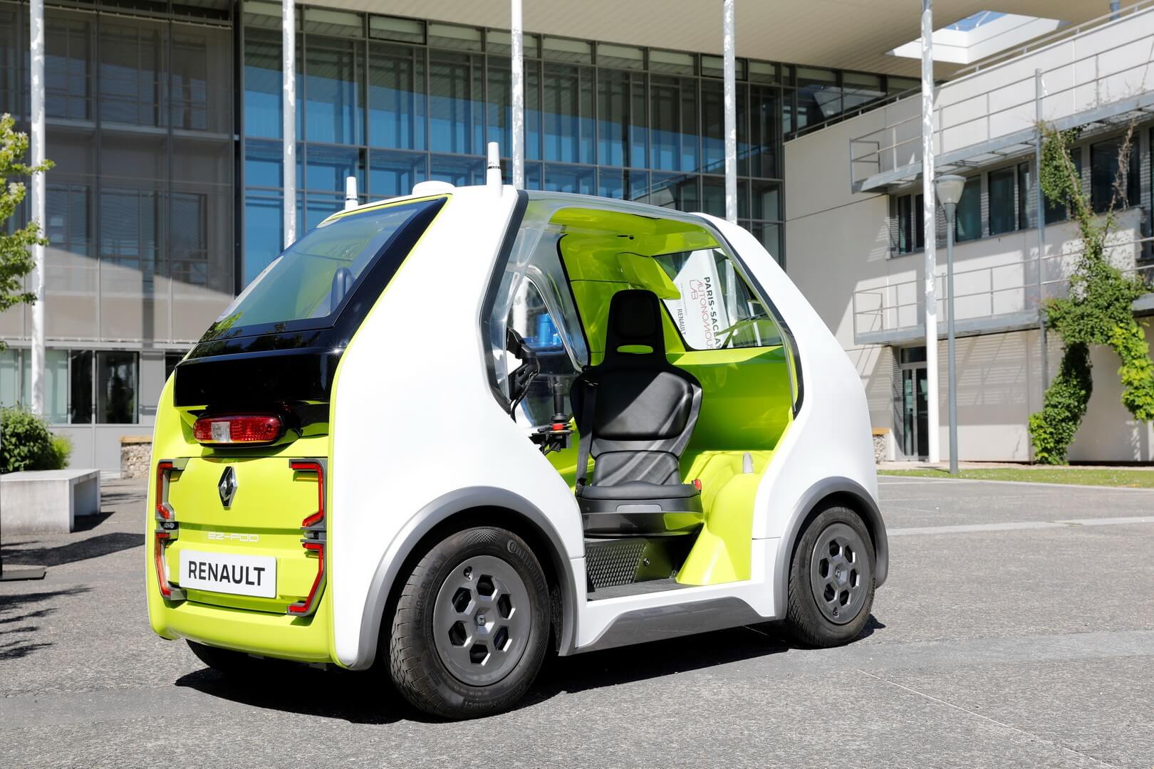Концепт автономного электромобиля Renault EZ-POD