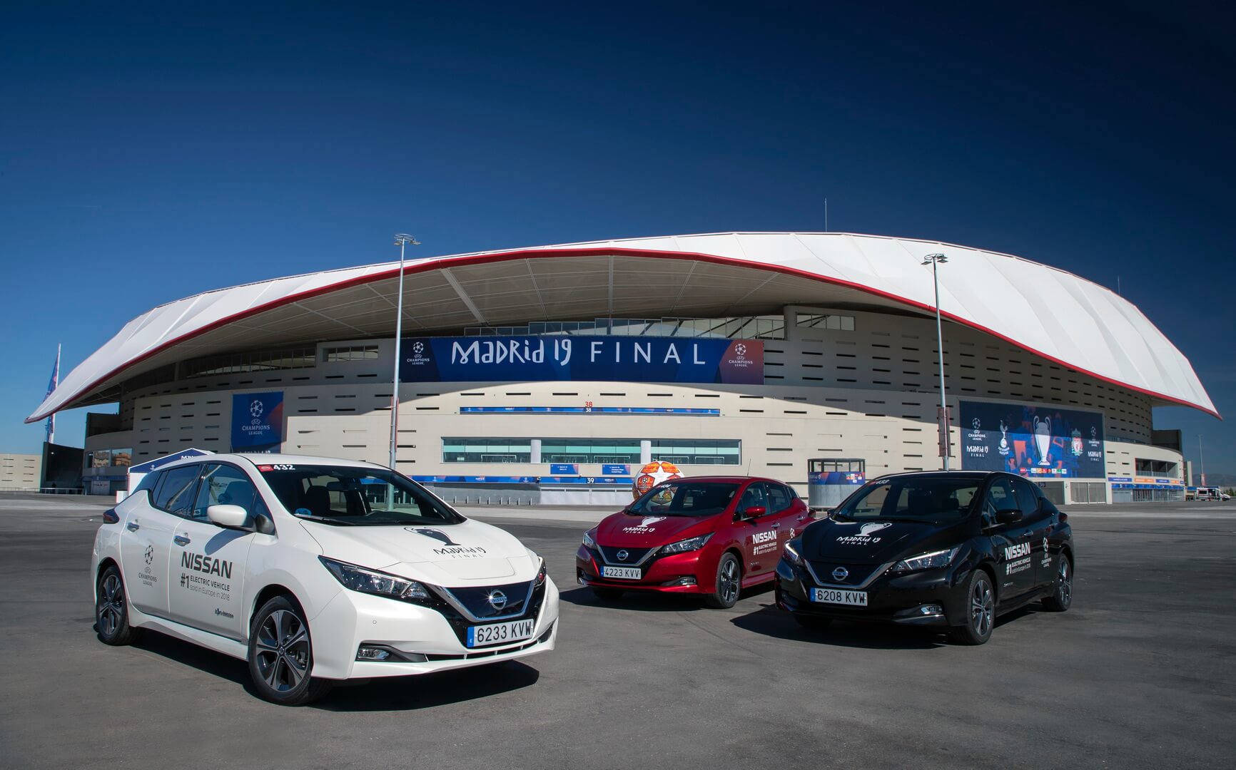Nissan выступил электромобильным партнером финала Лиги чемпионов
