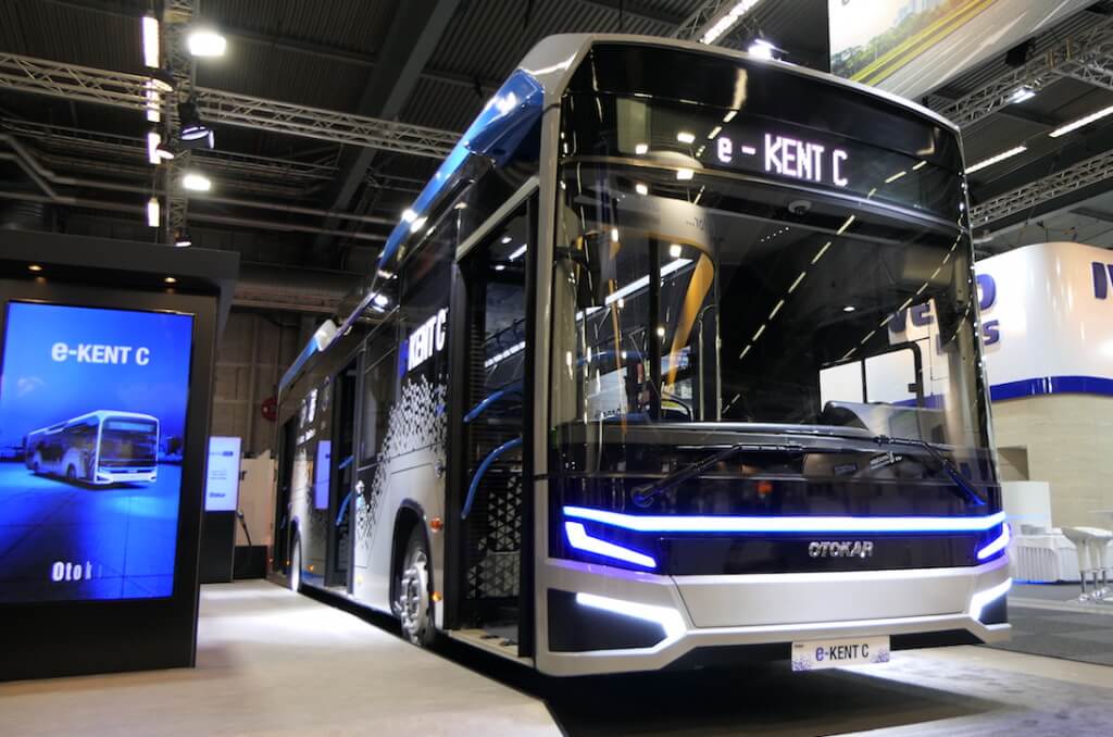 Otokar представил электрический автобус с камерами вместо зеркал