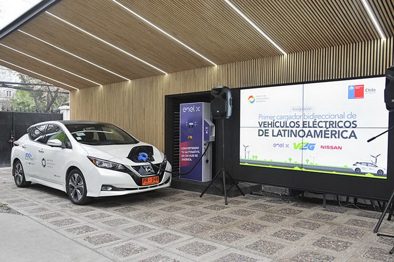 Nissan запустил первую двустороннюю систему зарядки V2G в Латинской Америке