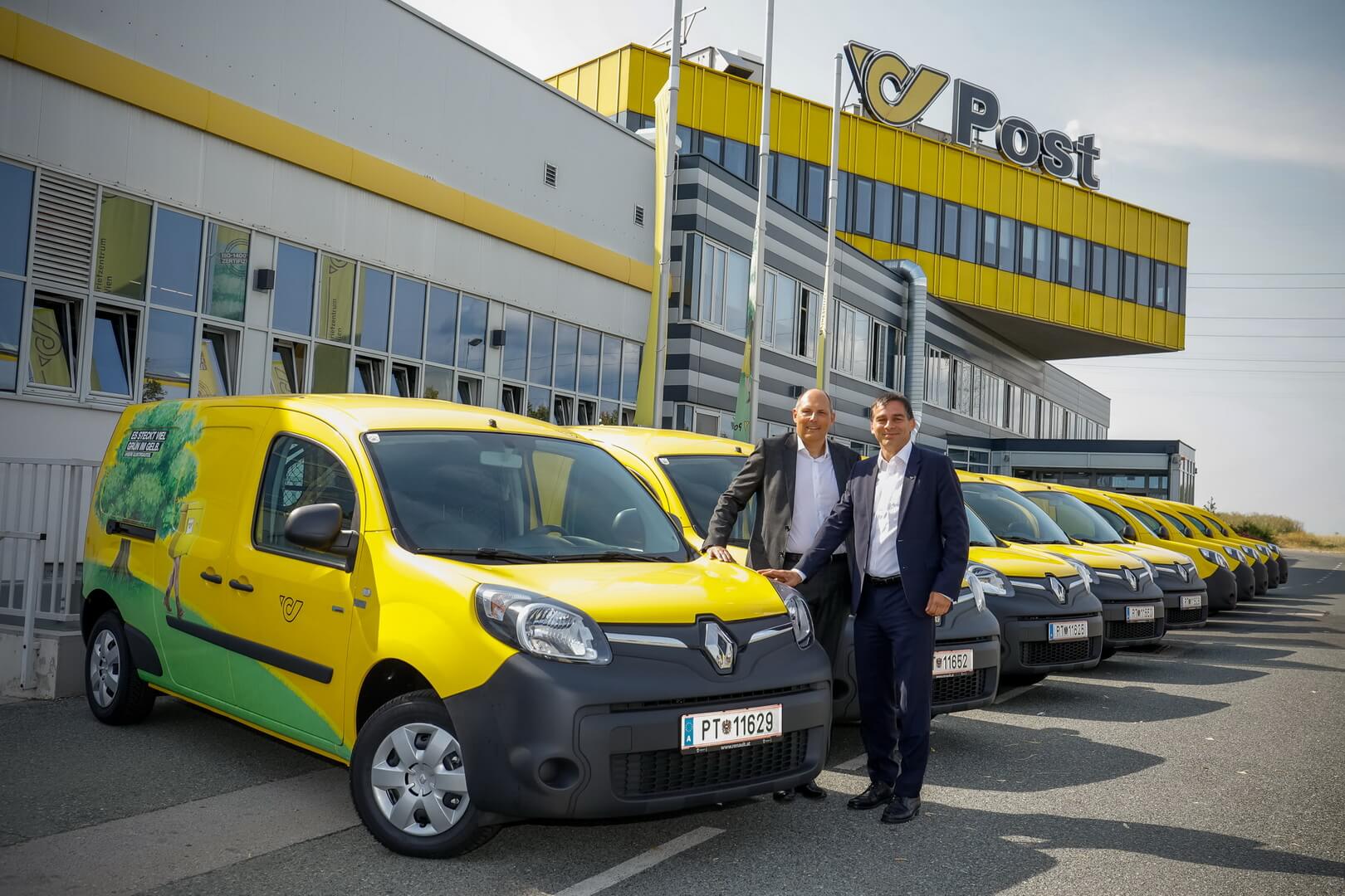 Почта Австрии заказала 249 электрофургонов Renault Kangoo Z.E.