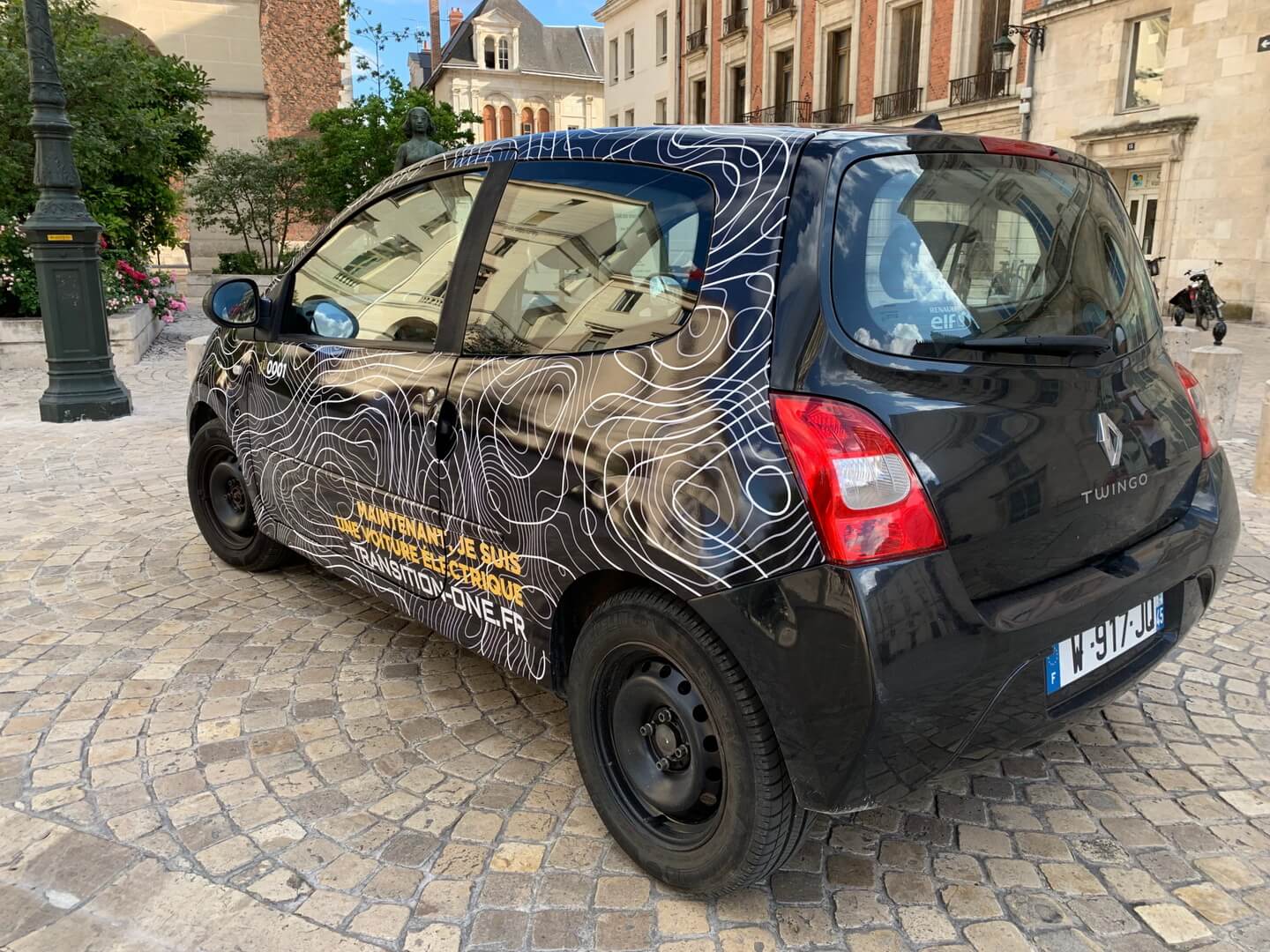 Переоборудованный в электромобиль Renault Twingo