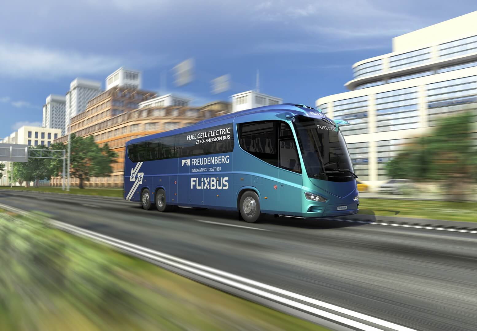Крупнейший в Европе оператор междугородних автобусных перевозок FlixBus тестирует автобусы на топливных элементах