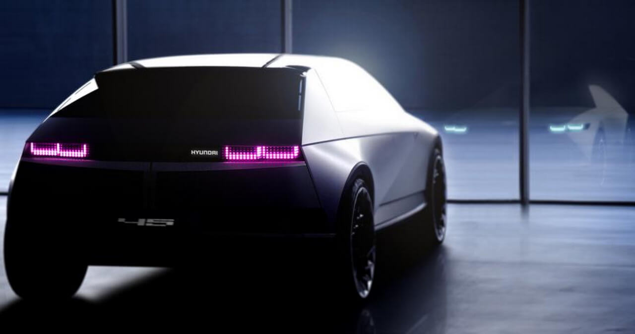 Новый тизер концептуального электромобиля Hyundai «45»