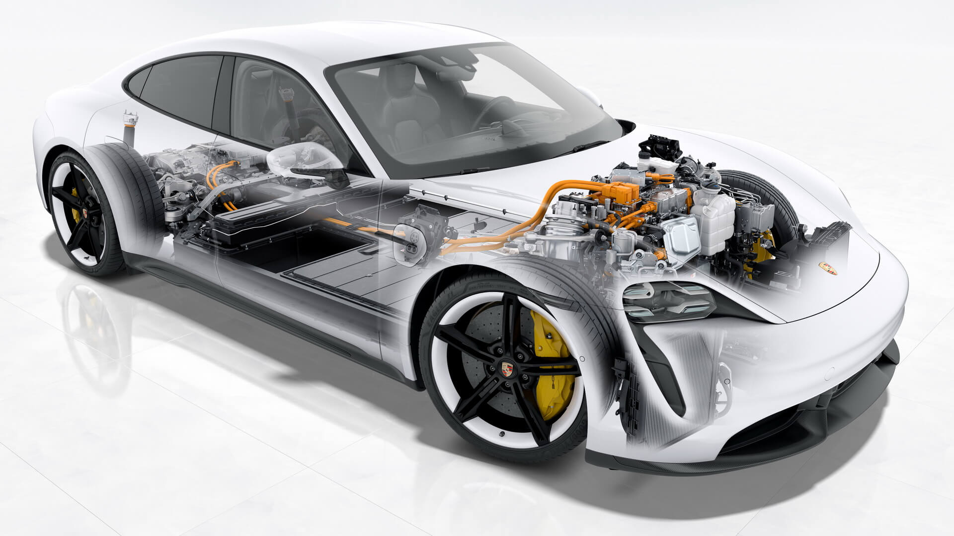 Силовая установка Porsche Taycan Turbo S