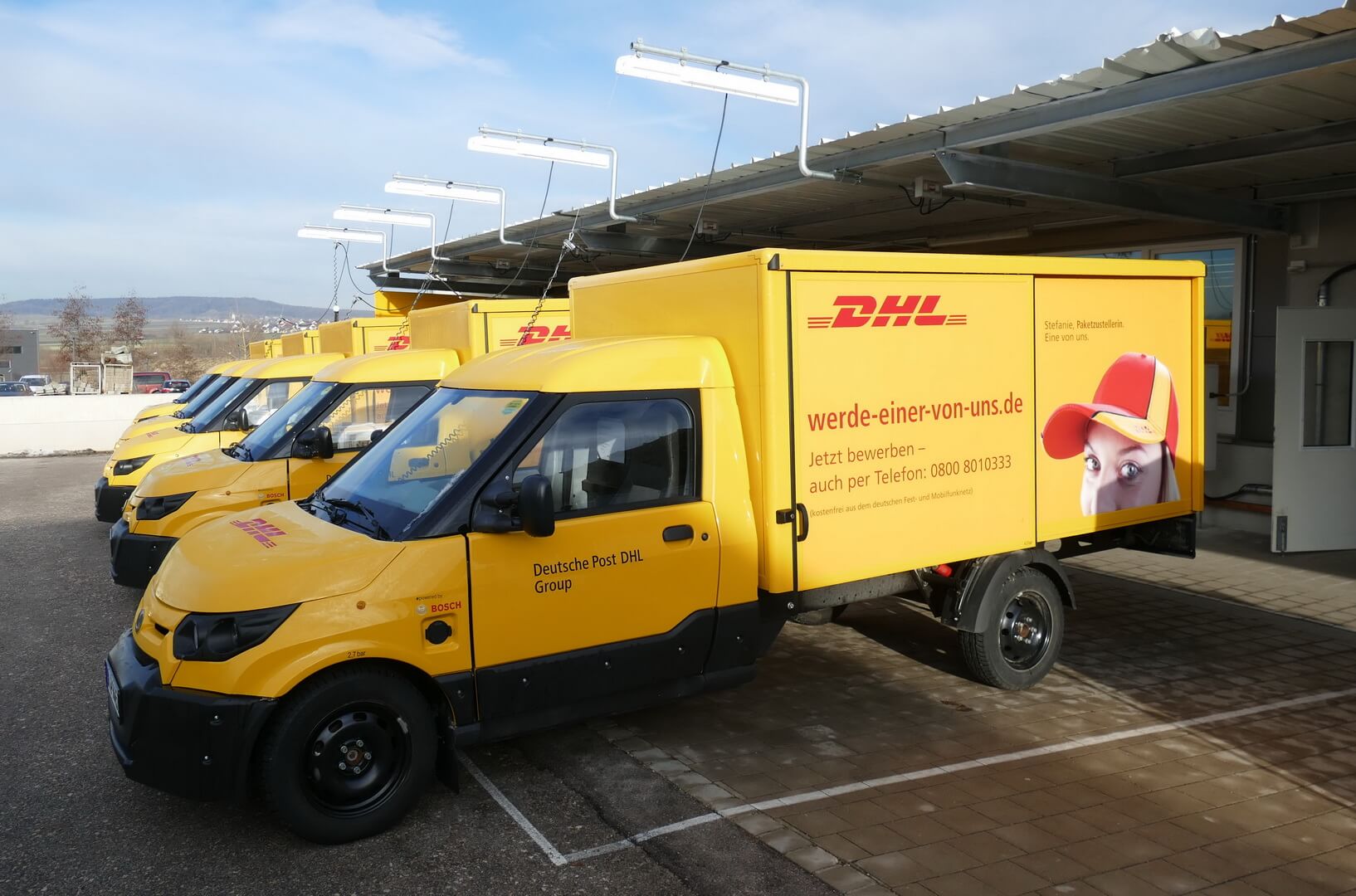 DHL уже эксплуатирует электрические фургоны StreetScooter