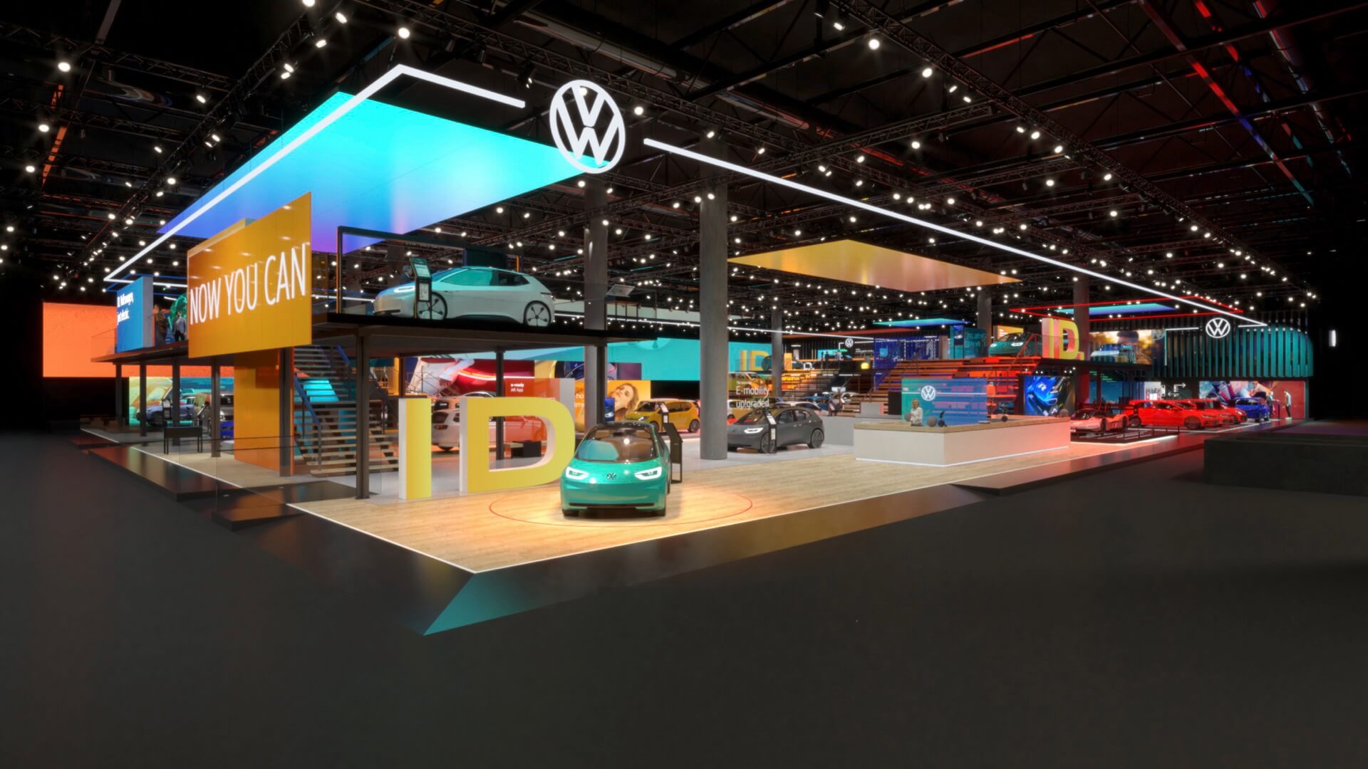 Volkswagen представил новый фирменный дизайн и логотип на автосалоне во Франкфурте 2019