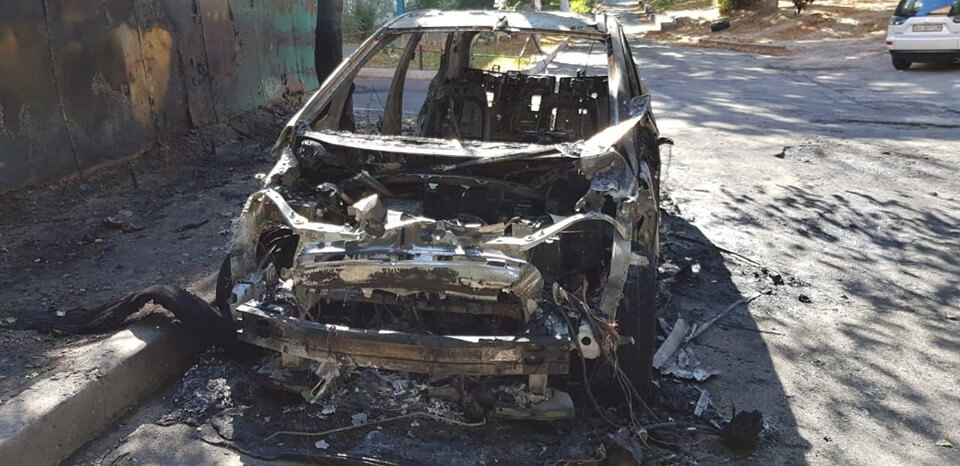 В сентябре 2019 года в Киеве сгорел электрический автомобиль Chevrolet Bolt EV
