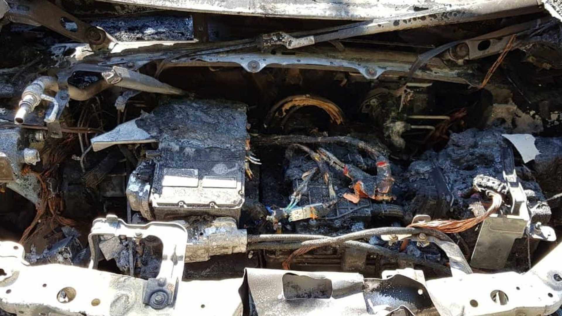 В Киеве сгорел электрический автомобиль Chevrolet Bolt 