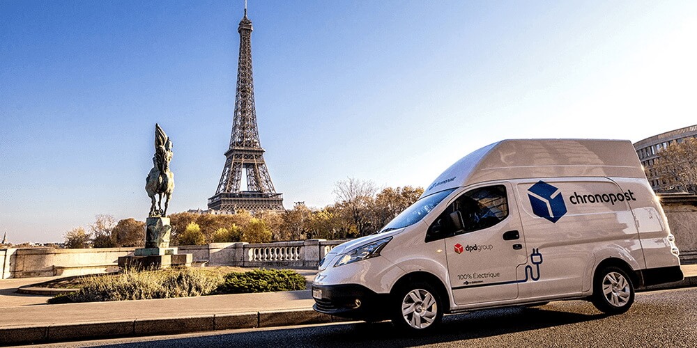 Французская почтовая служба Chronopost закупила 400 электрофургонов Nissan e-NV200