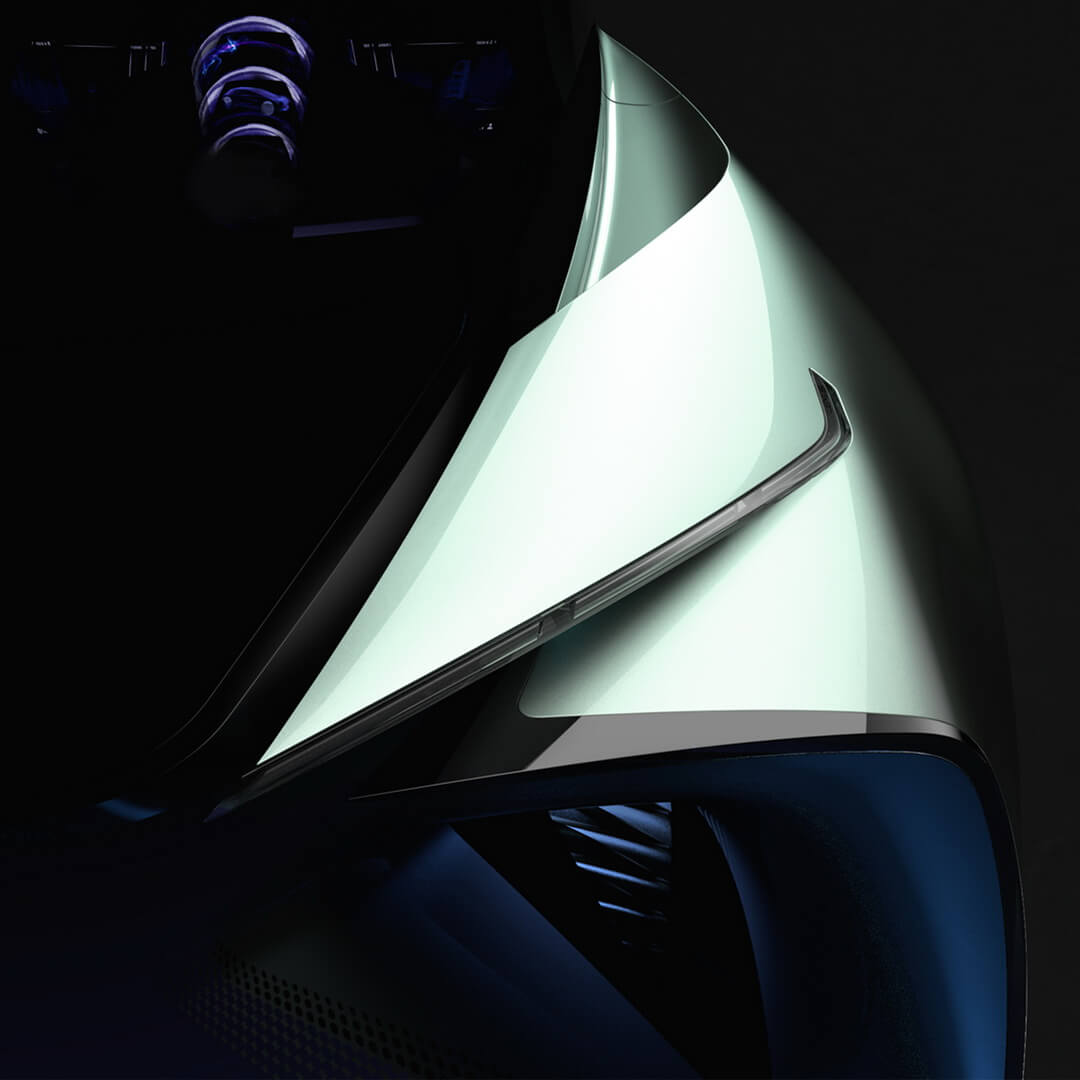Тизер концептуального электромобиля Lexus  