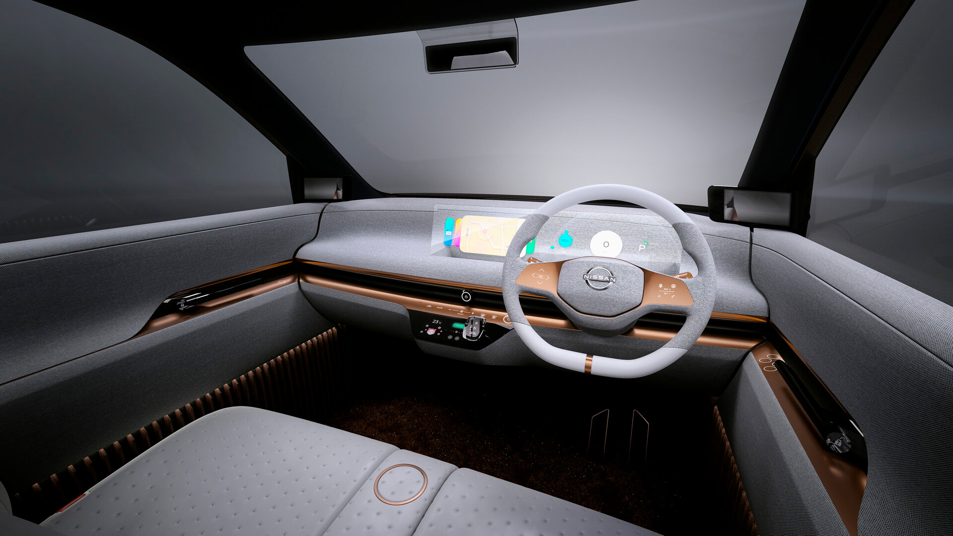 Дизайн интерьера концепта Nissan IMk EV