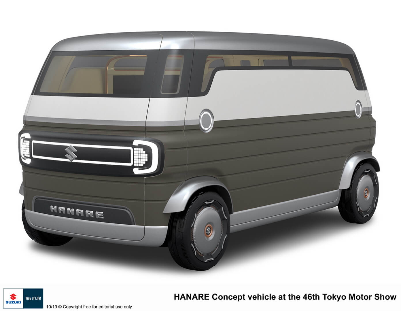 Suzuki презентует в Токио автономный фургон Hanare