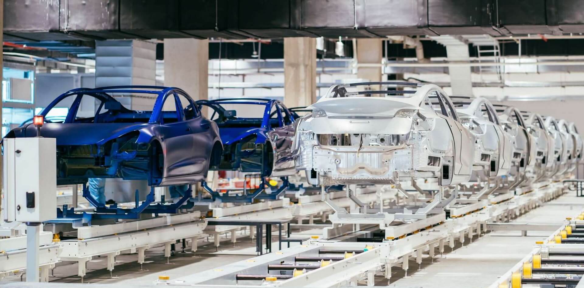Производство Tesla Model 3 в Шанхае на Gigafactory 3