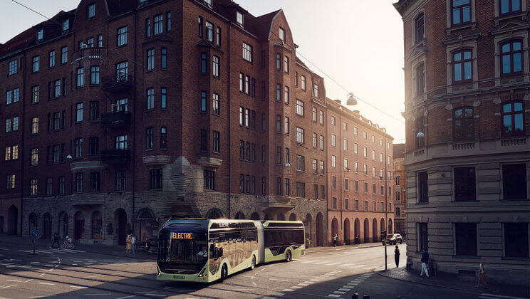 Volvo выпустил серийный электрический автобус 7900 EA