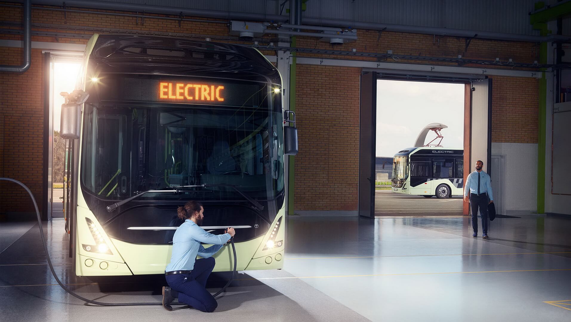 Volvo выпустил серийный электрический автобус 7900 EA
